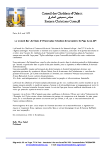 CP- 25-05-08 – Élection du Pape Léon XIV